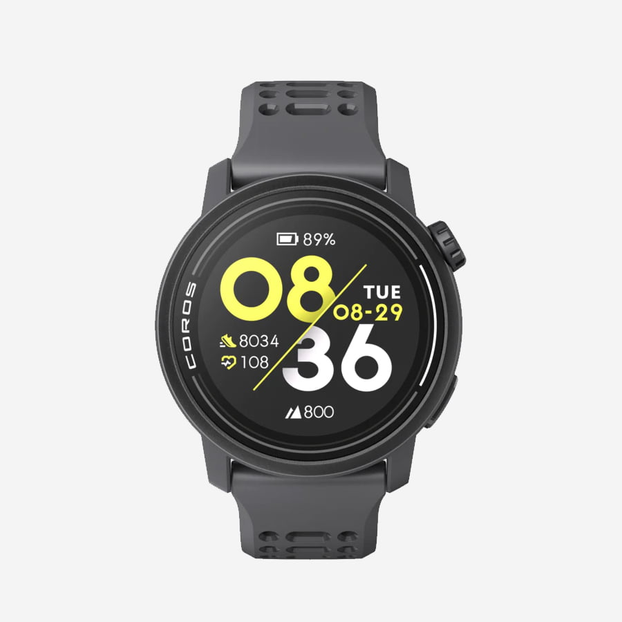 Coros Pace 3 Black Silicone Band