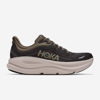 Hoka One One Bondi 9 Wide Herr - Black/River Rock Grey