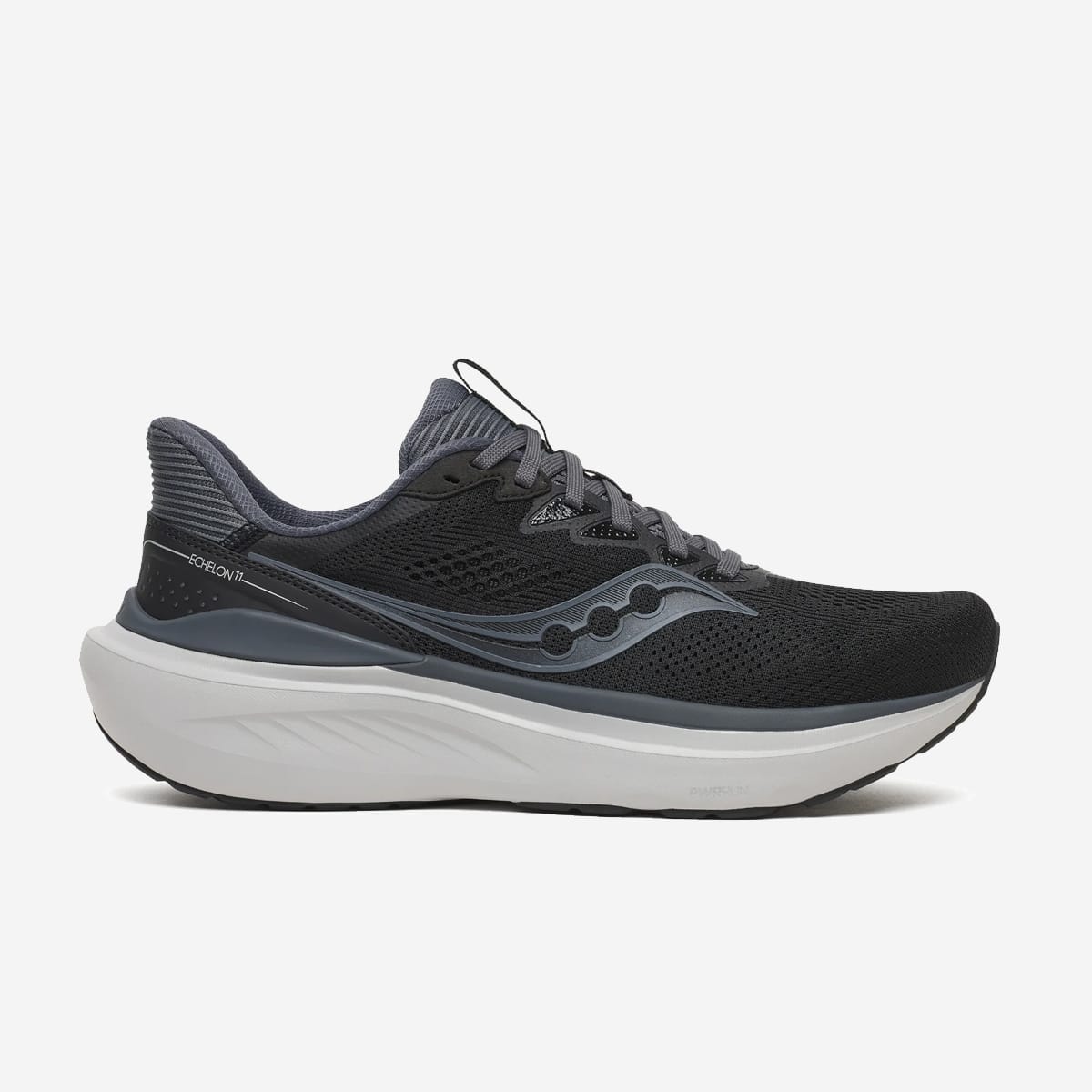 Saucony Echelon 11 Extra Wide (4E) Herr - Black/Gunmetal